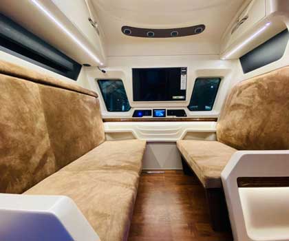 7 seater premium vanity van hire film shot in delhi india