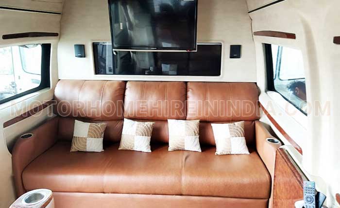 5 seater caravan with toilet on rent in delhi jaipur punjab